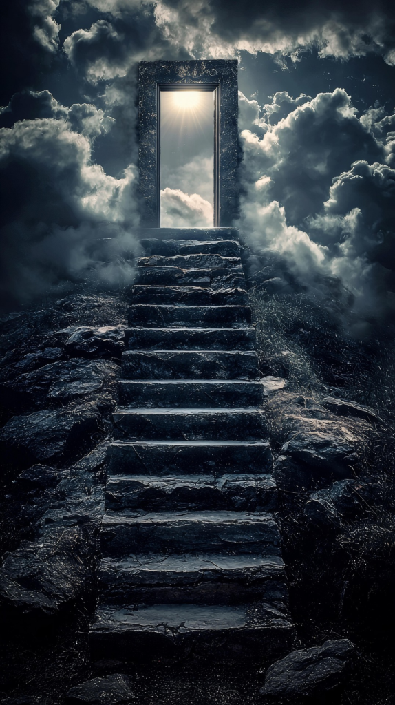 Escalier-avec-porte